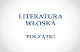 LITERATURA - Uniwersytet Wrocławskiifr.uni.wroc.pl/sites/default/files/1_historia_literatur... · 2019. 3. 26. · ALTISSIMU onnipotente bon signore, Tue so le laude, la gloria e