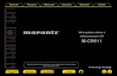 odtwarzaczem CD Mini system stereo zaudio-mix.soteshop.pl/uploads/Marantz/M-CR611 Instrukcja... · Mini system stereo z odtwarzaczem CD M-CR611 Instrukcja obsługi Na jednej stronie