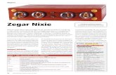 Zegar Nixie - AVT · 2020. 11. 24. · Zegar Nixie Historia lamp Nixie sięga początku lat 50. Seryjna produkcja zaczęła się w roku 1956 i trwała do lat 90. XX w. Niegdyś stosowane