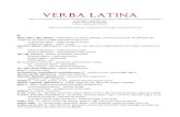 VERBA LATINA - Uniwersytet Warszawskipliki.ifk.uw.edu.pl/materialy/67020_verba_latina.pdf · 2018. 10. 5. · VERBA LATINA Wykaz ważniejszych czasowników łacioskich wraz z rekcją,
