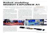 automatyka i mechatronika Robot mobilny MOBOT-EXPLORER A1 · 2020. 1. 27. · 124 ELEKTRONIKA PRAKTYCZNA 2/2010 automatyka i mechatronika rys. 12. Wymiary robota moBot-eXPLorer a1