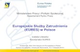 (EURES) w Polsce...austriackiego rynku pracy, projekt współpracy z regionem Scania w Szwecji, projekt na rzecz powrotu Polaków z Norwegii) Promocja portalu EURES (ulotki, przewodnik