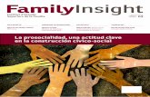 FamilyInsight - WordPress.com...O9 Abril / April 2016 número number 2 FamilyInsight Montserrat Gas Aixendri Directora de l’Institut d’Estudis Superiors de la Família UIC Barcelona
