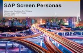 SAP Screen Personas · 2013. 6. 10. · (Dynpro) SAP Netweaver ABAP Serwer Aplikacje SAP (ERP, PLM, …) Personas add-on Interfejs administratora SAP Personas (Dynpro) Klient SAP