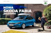 NOWA ŠKODA FABIA - Sklep internetowy ŠKODA · Fabia (6V6055202 + 6V0055204), Fabia Combi (6V9055202** + 6V0055204), dla samochodów z seryjnym przygotowaniem pod hak holowniczy: