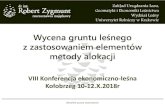 Wycena gruntu leśnego - up.poznan.pl...und Jadgzeitung, a. M,:1-441-455, 5. Glaser T. (1912). Die Berechnung des Waldkapitals und ihr Einfluss auf die Fostwirtschaft in Theorie und