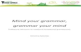 Mind your grammar, grammar your mind...czasowników w czasie Present Simple/ odmiana ‘to be’ ‘Grammtegories’ Przygotuj dwie, lub więcej, karty z różnymi formami czasownika