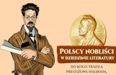 Henryk SIENKIEWICZ · 2020. 12. 14. · Henryk SIENKIEWICZ Jako pierwszy polski pisarz literackiego Nobla otrzymał w 1905 roku Henryk Sienkiewicz. Sławę międzynarodową przyniosło