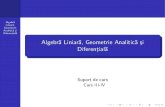 Algebr a Liniar a, Geometrie Analitic a ˘si Diferent˘ial amath.etti.tuiasi.ro:81/otarniceriu/pdf/ALGAD_C3_4.pdf · 2017. 10. 8. · Algebr a Liniar a, Geometrie Analitic a ˘si