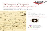 Muzyka Chopina - s-trojmiasto.plFryderyk Chopin – Etiuda F-dur op. 25 nr 3, Barkarola Fis-dur op. 60 MATEUSZ SZWOCH (kl. VIII) – fortepian Fryderyk Chopin – Polonez es-moll op.