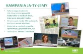 KAMPANIA JA-TY-JEMY - kampaniespoleczne.plkonkurs.kampaniespoleczne.pl/kk_files/publikacje_kampania.pdfKAMPANIA JA-TY-JEMY • Tylko w ciągu dwóch dni (18-19 września) ponad 50