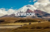 EKWADOREKWADOR Cudowne, egzotyczne, w ostatnich latach coraz bardziej popularne. Państwo położone w Ameryce Południowej – Ekwador. Jadąc tam możemy liczyć na spotkanie z ciekawymi