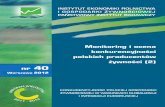 Monitoring i ocena konkurencyjności polskich producentów żywności 2mak.wsfiz.edu.pl/RPW_b/40.pdf · 2013. 6. 10. · Analiza konkurencyjnoci na poziomie mezo uwzgldnia efekt synergii