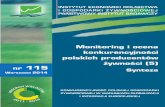 Monitoring i ocena konkurencyjności polskich producentów żywności (5…mak.wsfiz.edu.pl/RPW_b/115.pdf · 2016. 2. 10. · Analiza, planowanie, wdrażanie i kontrola\ X˚ ˛ }