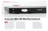 Lavardin IS Reference - Moje Audio · 2014. 7. 30. · irma Lavardin Technologies z niewielkiej miejscowości Montoire w centralnej Francji rozpoczęła swoją działalność w 1996
