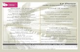 La Danza - conservatorioperugia.it · Granados Lunedì 1 aprile Sara Cuccagna pianoforte Riccardo Malleo pianoforte Beniamino Perri pianoforte Diletta Bellucci Letizia Moretti pf.