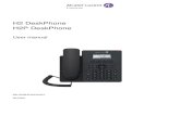 H2 DeskPhone - H2P Deskphone - User Manual...Jan 22, 2020  · H2 DeskPhone H2P DeskPhone 8AL90394ENAAed01 4 /111 10.2 Phonebook .....61