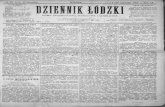 Ul. PISMO PRZEMYSŁOWE, HANDLOWE r LITERACKIE.bc.wimbp.lodz.pl/Content/8438/Dziennik Lodzki 1892 nr 13a... · .~ 13 Dniu 19 styczniu. ,WTOREK. Hnia 7 (19) stycznia 1892 r. Rok IX.
