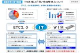 ETC2．0 IT WIM - mlit.go.jp3.7% 0.9% 9.1% 65. % 16.7% 誘導区間以外の 路線 7.6% 5.4% 3.7% 申請なし ～100件 1 0～5 件 500件～ 申請経路数 大型車誘導区間
