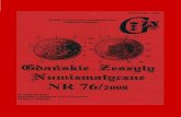 GZN 76ptngdansk.pl/gzn/GZN_76.pdf · 2020. 9. 7. · nakładach po 430 tys. sztuk. Monety te zostały wykonane wg projektu Eryka Volmera. Ich ci ężar okre ślono na 15 g, średnica