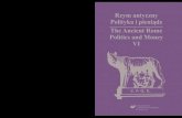 Rzym antyczny Polityka i pieniądz The Ancient Rome Politics and … · 2018. 1. 11. · dziejów Rzymu i rzymskiej numizmatyki. „Sprawozdania z Posiedzeń Komisji Naukowych PAN