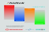 HYDRAULIKA - HEKTOS · 2015. 4. 29. · hydrauliki, pneumatyki oraz techniki próżniowej. A teraz przedstawiamy nasz katalog wymiennikow ciepła, który ostatnio dołączył do tej