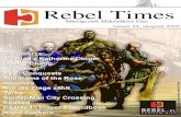 Rebel Times · 2017. 12. 29. · na rynku RPG - Exalted, Klanarchia, Nowy Świat Mroku, a na horyzoncie Wolsung. Może w końcu światło dzienne ujrzy Bakemono? Zobaczymy, co nam