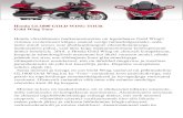 Honda GL1800 GOLD WING TOUR...Läbimõõt x Käik (mm) 73 x 73mm Surveaste 10,5: 1 Võimsus kW / pmin 93kW/5,500min-1 (95/1/EC) Max väändemoment Nm/pmin 170Nm/4,500min-1 (95/1/EC)