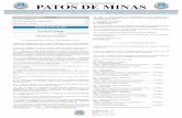 DOM.PATOSDEMINAS.MG.GOV.BR ANO I – Nº 225 PATOS DE …patosdeminas.mg.gov.br/portal/dom/wp-content/uploads/... · 2020. 9. 11. · Bairro Alto do Limoeiro. O Povo do Município