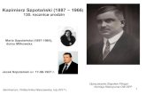Kazimierz Szpotański (1887 – 1966apw.ee.pw.edu.pl/tresc/semin'17/22ii2017/2... · Kazimierz Dunin Szpotański Kazimierz T. Szpotański Janusz Szpotański Bronisław Malinowski