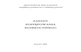 ZASADY POSTĘPOWANIA EGZEKUCYJNEGO - cba.plporso.cba.pl/wp-content/uploads/2011/09/025.pdfZasadniczym organem egzekucyjnym jest komornik, gdyż to on wykonuje wszystkie czynności