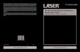 Kit de herramientas de puesta a - Laser Tools · Vauxhall/Opel | Saab 2.0 Turbo ... fabricante (taller o manual de instrucciones) o hacer uso de una referencia reconocida como ...