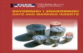 DATOWNIKI I ZNAKOWNIKI DATE AND MARKING INSERTSproplastica.pl/data/mp/3409_datowniki_06_2016.pdfDATOWNIKI I ZNAKOWNIKI DATE AND MARKING INSERTS ul. L borska 26, 77-100 Bytów, Poland
