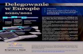 Delegowanie.pl - Tomasz Major w Europiedelegowanie.pl/sites/default/files/kompedium.pdf · 2020. 8. 8. · Delegowanie w Europie 2020/2021 ELYSIUM-Europe Cross-Border Employment.