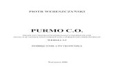 PURMO C.O.1. Układ podręcznika 5 1. Układ podręcznika Podręcznik użytkownika programu PURMO C.O. składa się z 9 rozdziałów i 2 załącz-ników. Poniżej przedstawiono krótką
