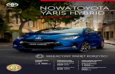 WYPRZEDAŻ 2020 TOYOTA YARIS CLASSIC · 2021. 3. 8. · 4 Porównanie średniego zużycia paliwa z Toyotą Yaris 1.5 Dual VVT-i 111 KM Multidrive S przez cały okres gwarancyjny (100