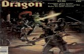 Dragon Magazine #82 - A/N/N/A/R/C/H/I/V/Ethe TOP SECRET Companion, soon to be released by TSR. Our fiction feature this month is ﬁWindwolf,ﬂ a story that s difficult to char-acterize