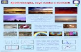 Zobacz „błękit” nieba w różnych odcieniach – skąd takie różnice ...dydaktyka.fizyka.umk.pl/Pliki/Kwarki_plakaty/widmo.pdf · 2013. 12. 9. · Błękitne odbicia na granicach