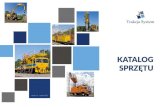 KATALOG - Trakcja System...2021/01/07  · 6 TRAKCJA SYSTEM I katalog sprzętu DANE TECHNICZNE Szerokość toru 1,435 m Długość całkowita 16,06 m Udźwig podestu roboczego 300