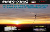 F5SLD's Free HAM Magazine 100% HAM RADIO ANTENNAS FOR ... · ANTENNAS FOR LIMITED SPACE By Stan Bourke VK2EL (sbourke2@bigpond.com) Introduction Many amateurs are faced with the situation