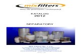 KATALOG 2012 - FILTRY Filters... · 2012. 4. 23. · Atlas Copco 1622 0079 00 MXV 3140139 Separator 108,57 ... Atlas Copco 2901 0003 00 MXV 3140246 Separator 69,18 ...
