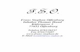 F.S.O. - Franz Stephan · 2017. 4. 6. · RAINCO Druckluftnagler Preisgünstiger Druckluftnagler für dünne Klammernstäbe. Geeignet für sämtliche Polsterarbeiten. Klammerntyp: