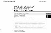 FM MW LW Cassette Car Stereoother soft drinks onto the car audio. Sugary residues on this unit or cassette tapes may ... caught in the machine. Before you insert the tape, use a pencil