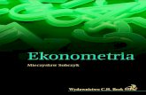 Ekonometria - Helion · 2012. 12. 18. · Podręcznik zawiera także tablice statystyczne, które są niezbędne przy wnio-skowaniu statystycznym. W ten sposób tworzy on pewną całość