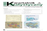 Kwartalnik Statystyczny - przegląd informacyjny Rady Głównej … · dwa dzieła – Rocznik Polski. Tablice Statystyczne (1917) oraz Geograficzno-statystyczny ATLAS POLSKI (1916).