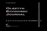 OLSZTYN ECONOMIC JOURNAL - uwm.edu.pl · OLSZTYN ECONOMIC JOURNAL Abbrev.: Olszt. Econ. J., 2017, 12(1) UNEMPLOYMENT AND LABOUR MARKET POLICIES – EMPIRICAL ANALYSIS FOR POLAND Zenon