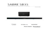 SABRE SB35 - Harman Audio...SABRE SB35 ウルトラスリム・ホームシアターシステム 取扱説明書 安全上のご注意 使用前に、この「安全上のご注意」をよくお読みの上、正