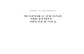 WSPÓŁCZESNE METODY MYŚLENIA - 3birdedukacja.3bird.pl/download/filozofia/historia_filozofii/... · 2020. 2. 15. · Uwaga tłumacza Książka I. M. Bocheńskiego Współczesne metody