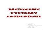 Medyczne Systemy Ekspertowe - Uniwersytet Śląskizsi.tech.us.edu.pl/~anowak/files/infer/Medyczne_systemy_ekspertowe.pdfIII. Moduł Terapii Ten moduł dostarcza szczegółowych informacji