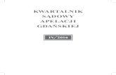 Kwartalnik Sądowy - Kwartalnik Sądowy - RADA PROGRAMOWAkwartalnik.gdansk.sa.gov.pl/assets/kwartalnik/2016.4.pdf · 2016. 12. 30. · 7 Art. 178 ust. 2 ustawy z dnia 2 kwietnia 1997